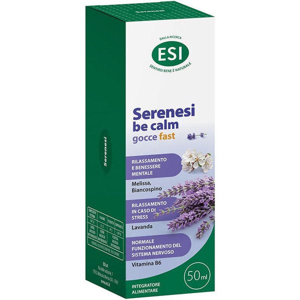 ESI Serenesi Be Calm - Integratore Alimentare In Gocce Per Il Rilassamento Rapido, 50 Ml-image