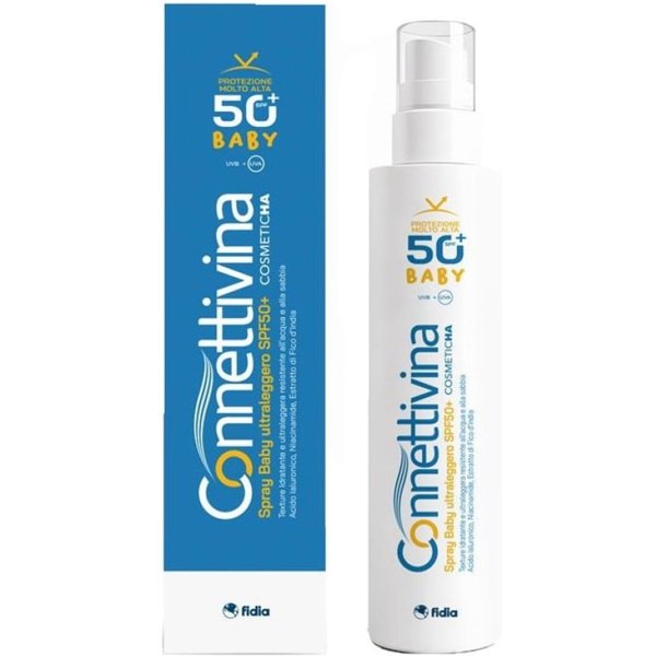 Fidia Connettivina Spray Baby SPF50+ Spray Solare Protettivo Per Bambini, 180 Ml-image