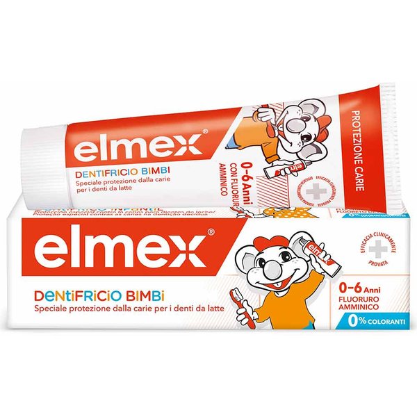 Elmex Dentifricio Junior Bimbi Bambini 0-6 Anni, 50Ml-image