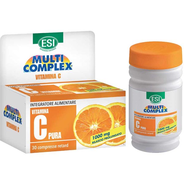 Esi Vitamina C Pura Retard - Integratore Sistema Immunitario, 30 Compresse-image