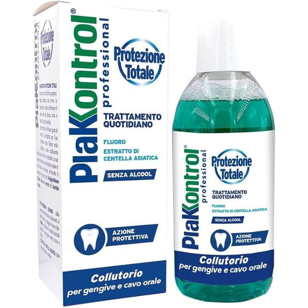 Plakkontrol Protezione Totale - Collutorio Trattamento Quotidiano, 500Ml-image