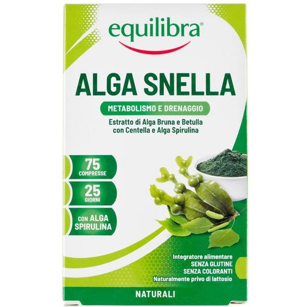 Equilibra Alga Snella Integratore Per Il Metabolismo E Drenaggio, 75 Compresse-image