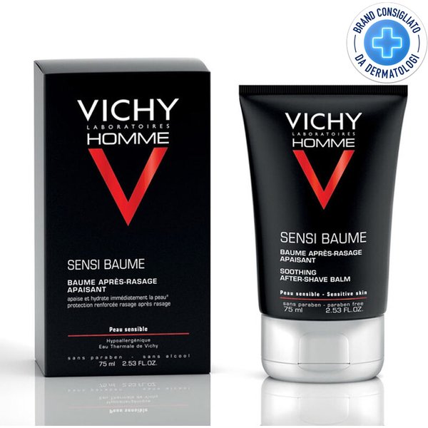 Vichy Homme - Sensi Baume Mineral Ca Balsamo Dopobarba Lenitivo, 75Ml-image