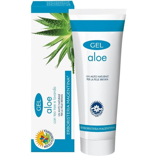 Erboristeria Magentina Gel Con Aloe Tea Tree E Lavanda Per Scottature E Eritemi, 100Ml-image