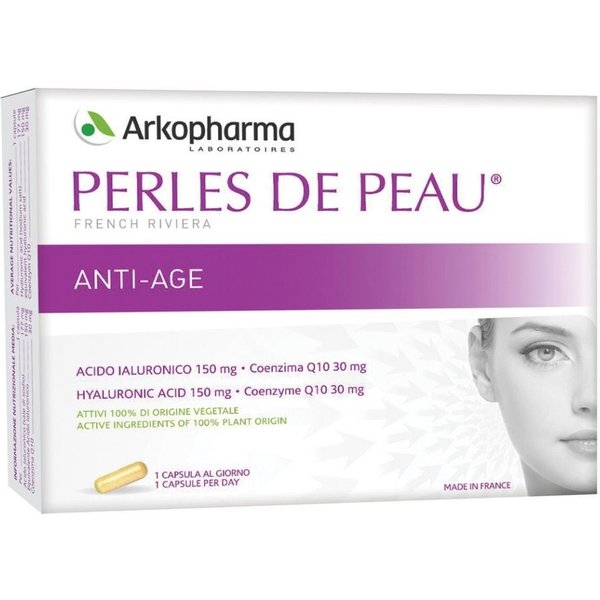 ArkoPharma Perles De Peau Anti-Age - Integratore Anti-Età Per Il Benessere Della Pelle, 30 Capsule-image