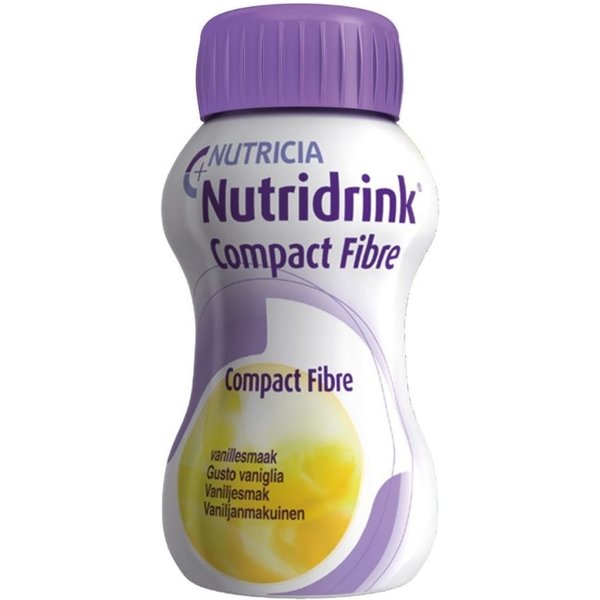 Nutricia Nutridrink Compact Fibre Supplemento Nutrizionale Completo Con Fibre Gusto Vaniglia, 4X125Ml-image