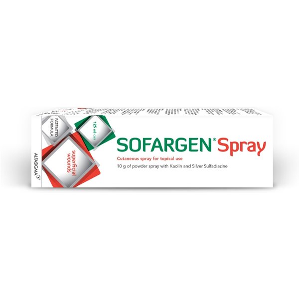 Alfasigma Sofargen - Spray Medicazione In Polvere Spray, 125 Ml 10G-image