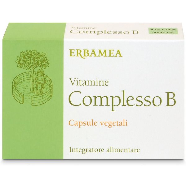Erbamea Vitamine Complesso B Integratore Alimentare, 24 Capsule Vegetali-image