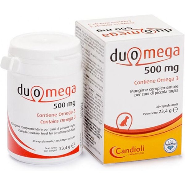 Candioli Duomega 500Mg Per Cani Di Piccola Taglia, 30 Capsule-image