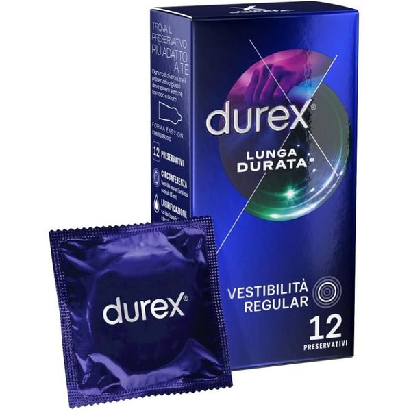 Durex Lunga Durata Profilattici Ritardanti Performa, 12 Pezzi-image
