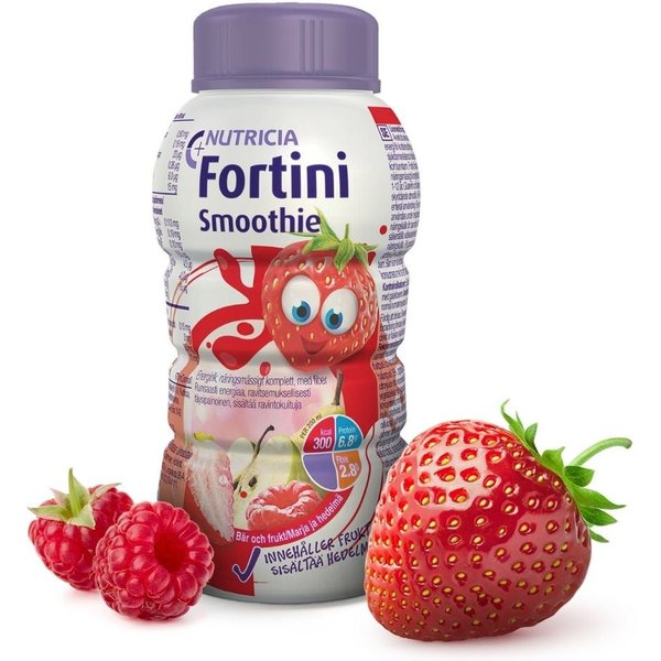 Danone Nutricia Soc.Ben. Fortini Smoothie Multi Fibre Gusto Frutti Rossi 200 Ml-image