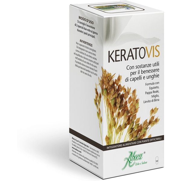 Aboca Keratovis Integratore Per Il Benessere Di Capelli E Unghie, 100 Opercoli-image