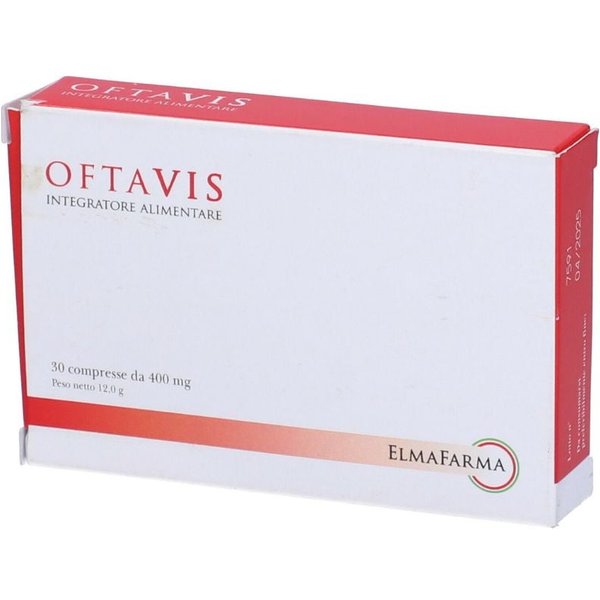 Elmafarma Oftavis Integratore Alimentare Patologie Nervo Ottico, 30 Compresse-image