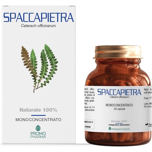 Promopharma Spaccapietra Monoconcentrato - Integratore Per Il Drenaggio, 50 Capsule-image