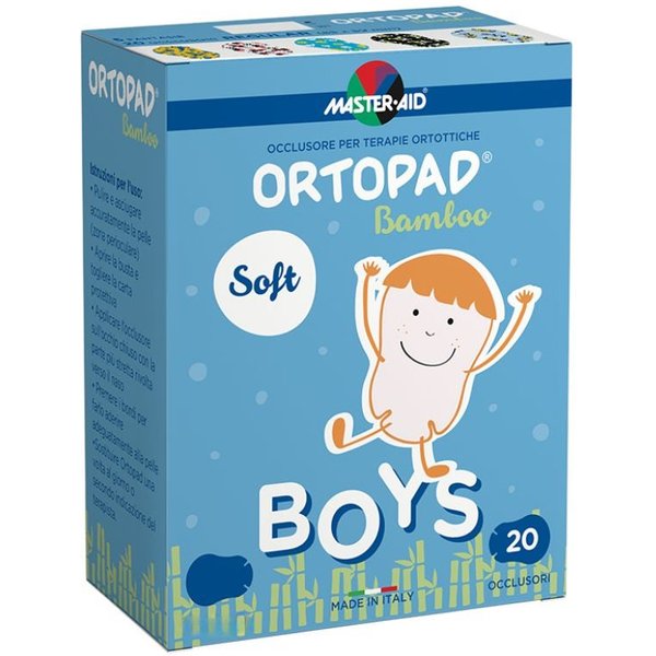 Master-Aid Ortopad - Soft Boys Occlusore Oculare Ortottica Junior, 20 Occulsori-image