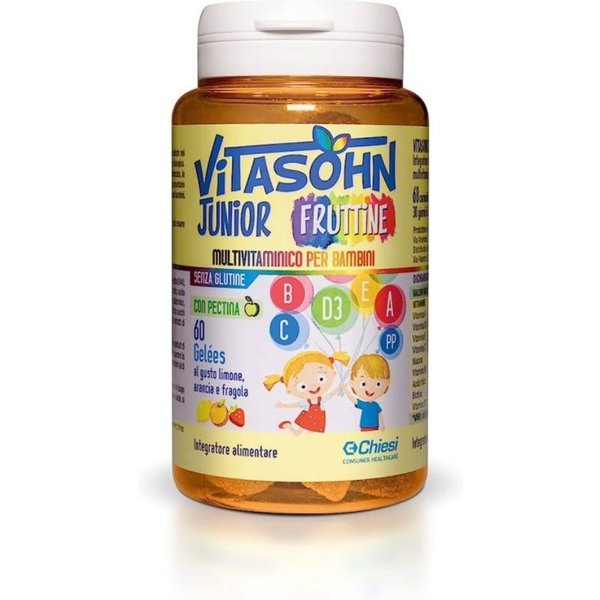 Chiesi Vitasohn Junior Fruttine Multivitaminico Minerale, 60Caramelle-image