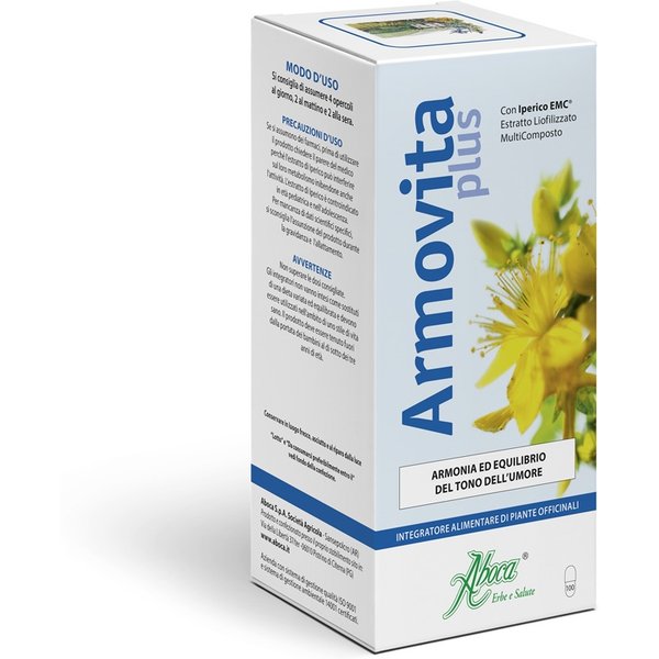 Aboca Armovita Plus Integratore Tono Dell'umore Sonno E Serenità, 100 Opercoli-image