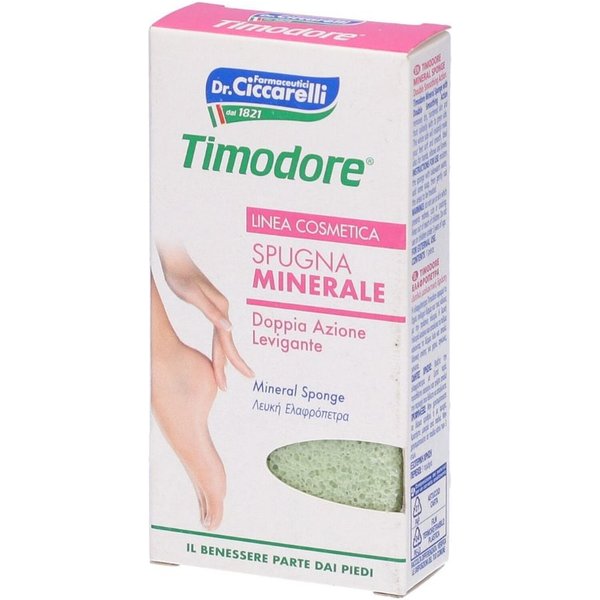 Timodore Cosmetica - Spugna Minerale Doppia Azione Per Piedi, 1 Spugna-image