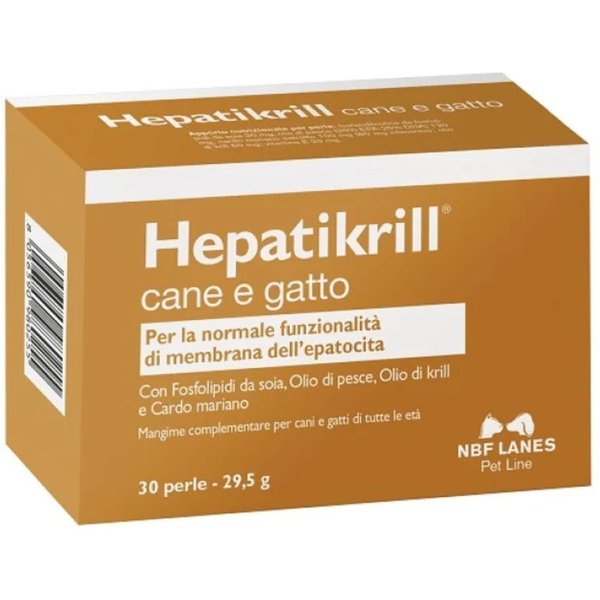 Nbf Lanes Hepatikrill Mangime Complementare Per Cani E Gatti, 30 Perle-image