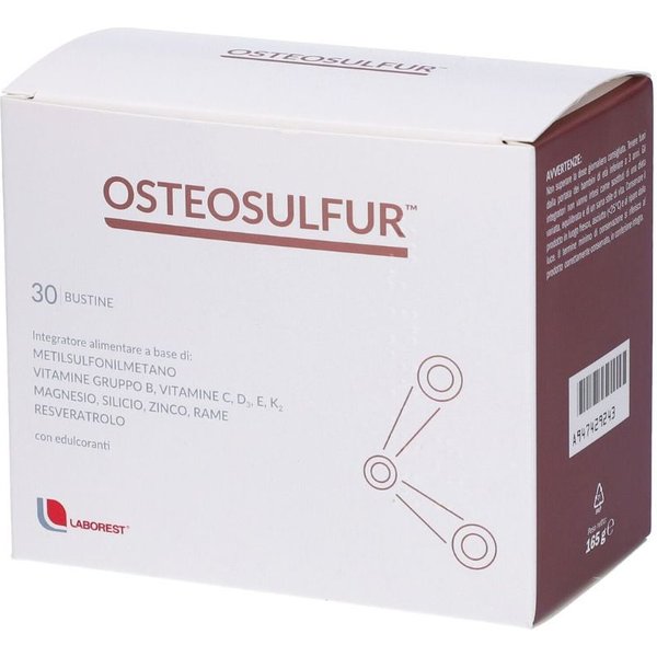 Laborest Osteosulfur Integratore Mantenimento Ossa Sane, 30 Bustine-image