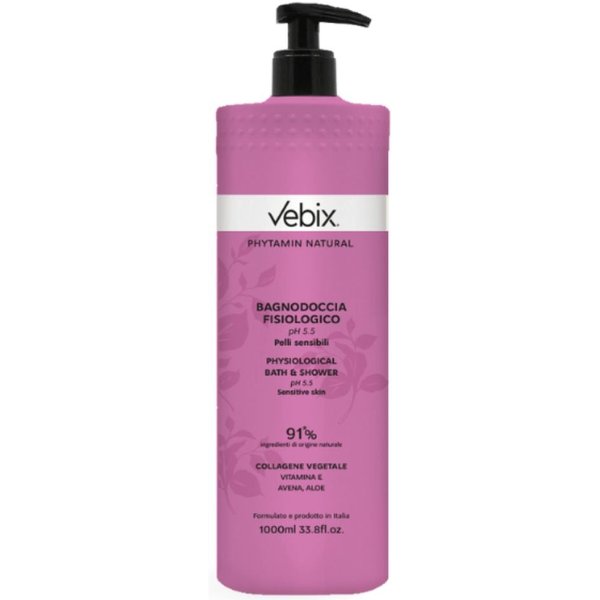 Vebix Phytamin Natural - Bagnodoccia Fisiologico Ph 5.5, 1000Ml-image