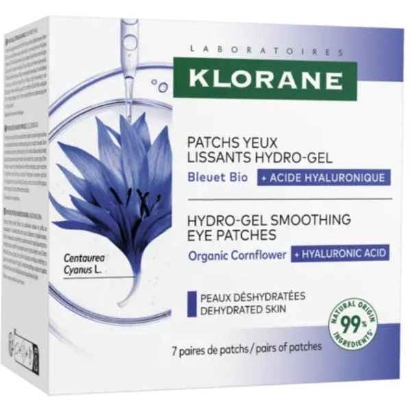 Klorane Fiordalisio BIO - Patch Occhi Hydrogel Leviganti E Idratanti, 7 Paia Di Patch-image