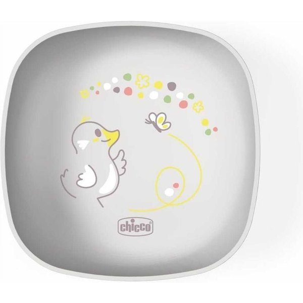 Chicco Ciotola Con Coperchio 6M+ Colore Grigio, 1 Pezzo-image