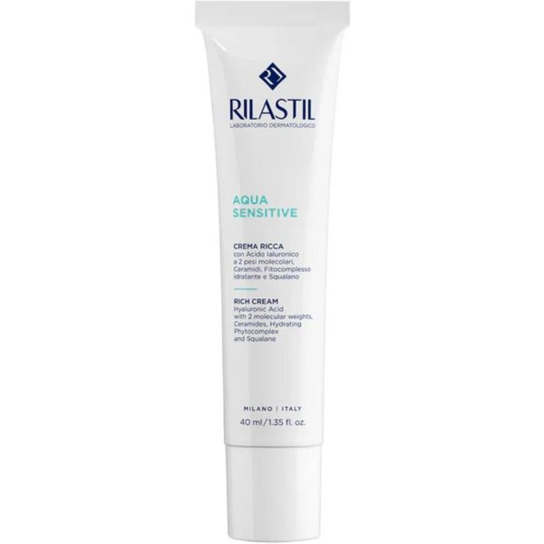 Rilastil Aqua Sensitive - Crema Ricca Per Pelle Sensibile Molto Secca, 40Ml-image