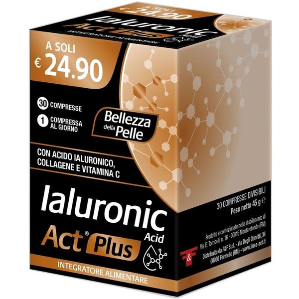 Linea Act Ialuronic Acid Act Plus Integratore Bellezza Della Pelle, 30 Compresse-image