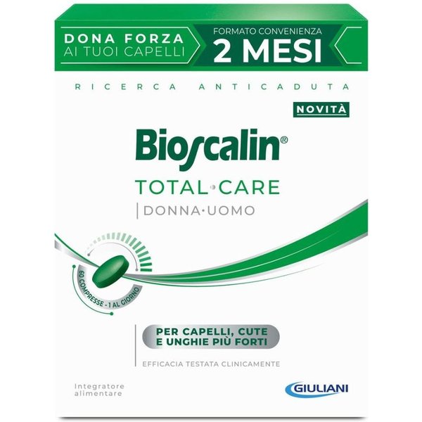 Bioscalin Total Care - Integratore Capelli Cute E Unghie, 60 Compresse-image