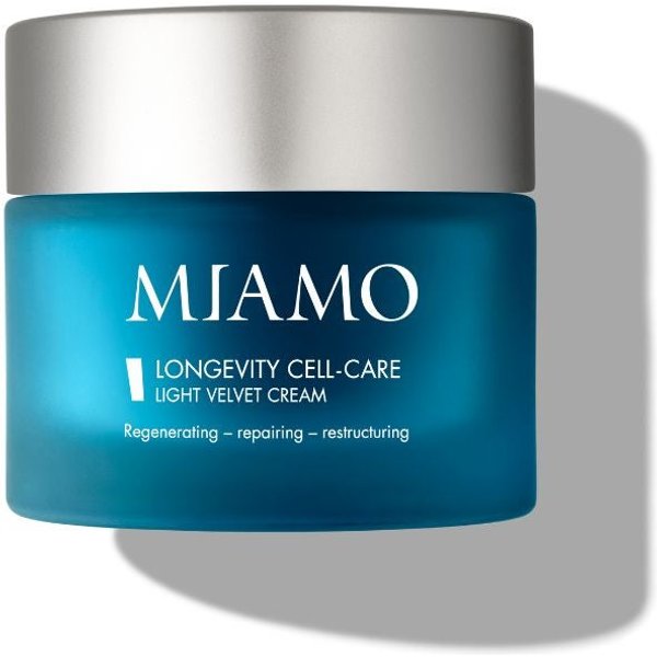 Miamo Longevity Plus - Longevity Cell-Care Light Velvet Crema Viso Rigenerante Riparatrice Ristrutturante Texture Vellutata, 50Ml-image
