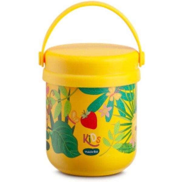 Neavita Kids - Porta Merenda Thermos Ermetico Giallo, 1 Pezzo-image