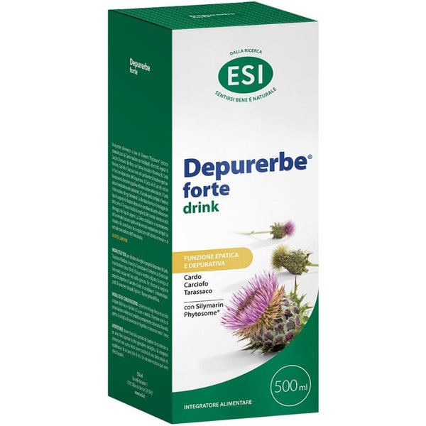 Esi Depurerbe Forte - Drink Integratore Alimentare Depurativo, 500Ml-image