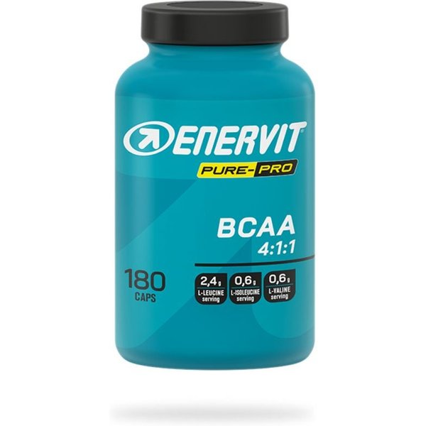 Enervit Pure-Pro - Bcaa Integratore Di Aminoacidi Ramificati 4:1:1, 180 Compresse-image