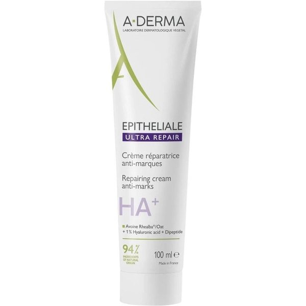 A-Derma Epitheliale - Ultra Repair Crema Ristrutturante Anti-Segni Riparazione Cutanea Lesioni Post-Peeling E Laser Con Acido Ialuronico, 100Ml-image