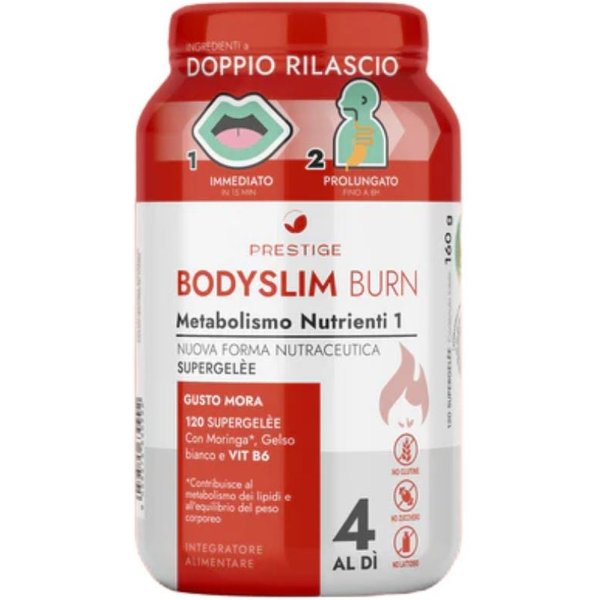 Linea Blu Prestige - Bodyslim Burn Metabolismo E Controllo Del Peso Corporeo, 120 Gommose-image