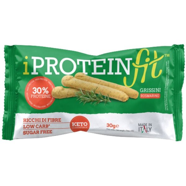 IProteinFit Grissini Al Rosmarino 30% Proteine, 30G-image
