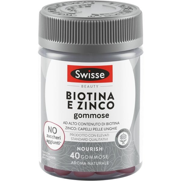 Swisse Beauty - Biotina E Zinco Integratore Capelli Pelle E Unghie, 40 Gommose-image