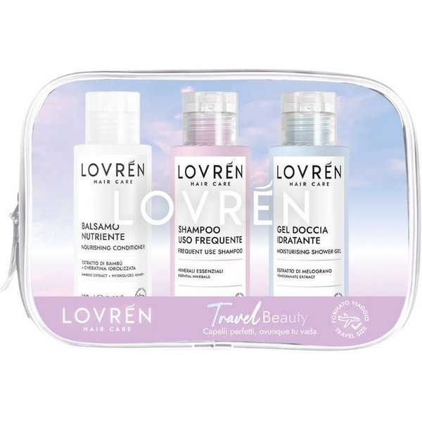 LovréN Travel Beauty Cofanetto Shampoo + Balsamo Nutriente + Gel Doccia-image