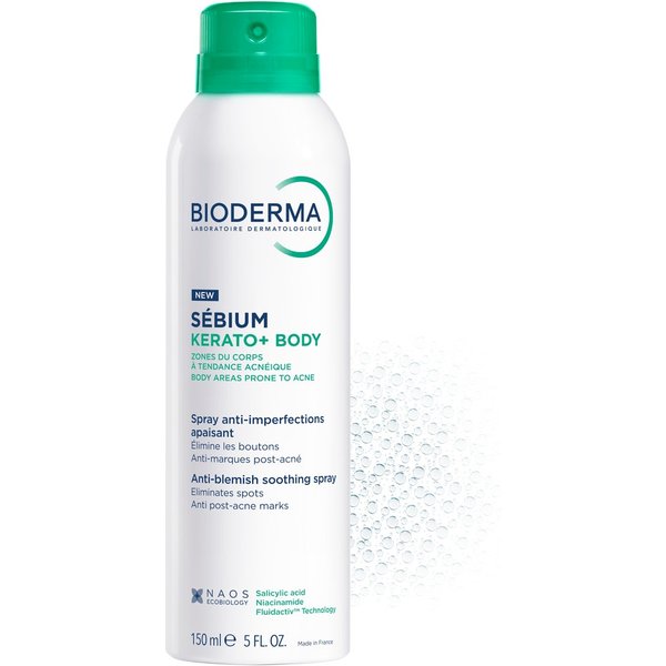 Bioderma SéBium Kerato+ Body Spray Acne Del Corpo, 150Ml-image