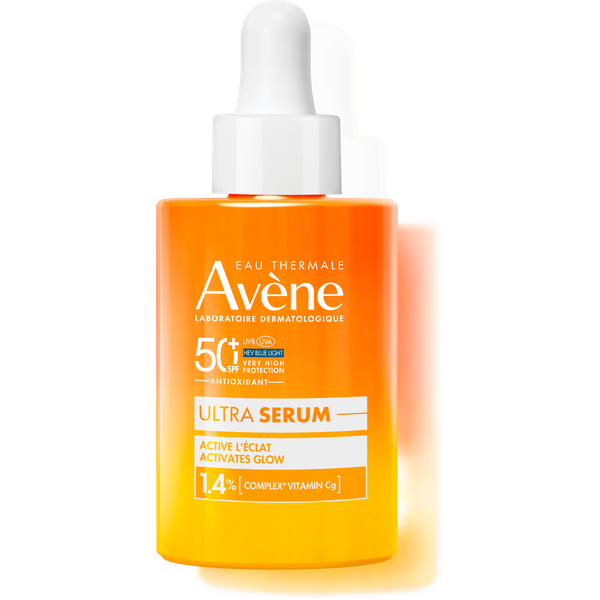Eau Thermale Avène Ultra Siero SPF50+ Attiva La Luminosità Protezione Solare Viso Molto Alta, 30Ml-image