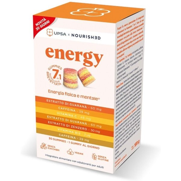 Upsa X Nourished Energy Integratore Vitalità Fisica E Mentale, 30 Gummies-image