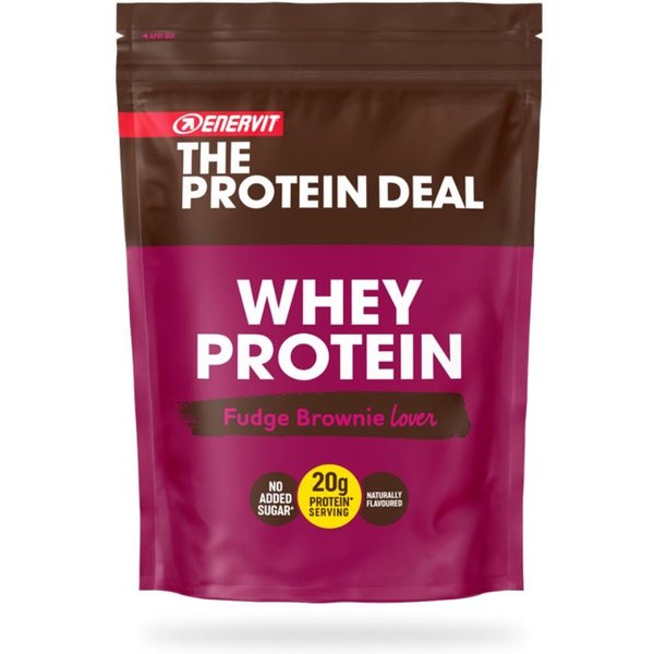 Enervit The Protein Deal - Whey Protein Fudge Brownie Lover Shake Proteico Gusto Brownie, 300G-image