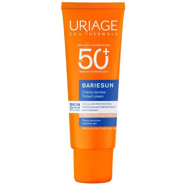 Uriage Bariesun Crema Colorata Chiara SPF 50+ Crema Solare Viso Illuminante E Protettiva, 50 Ml-image