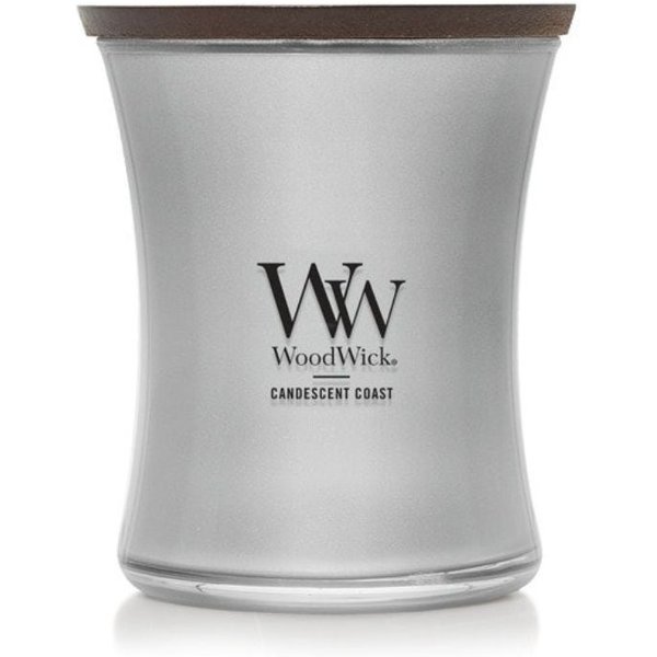 Yankee Candle Woodwick - Precious Metals Candela Candescent Coast Clessidra Media, 275G-image