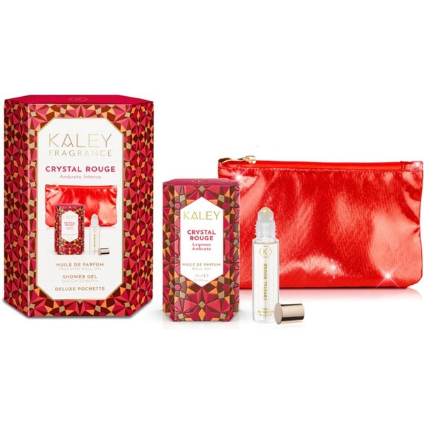 L'erboristica Kaley Deluxe Pochette Con Crystal Rouge Profumo Roll-On In Olio 10Ml-image