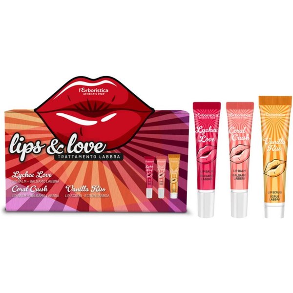L'erboristica Lip & Love Cofanetto Con Scrub Labbra Da 10 Ml + 2 Balsamo Labbra Da 10Ml-image