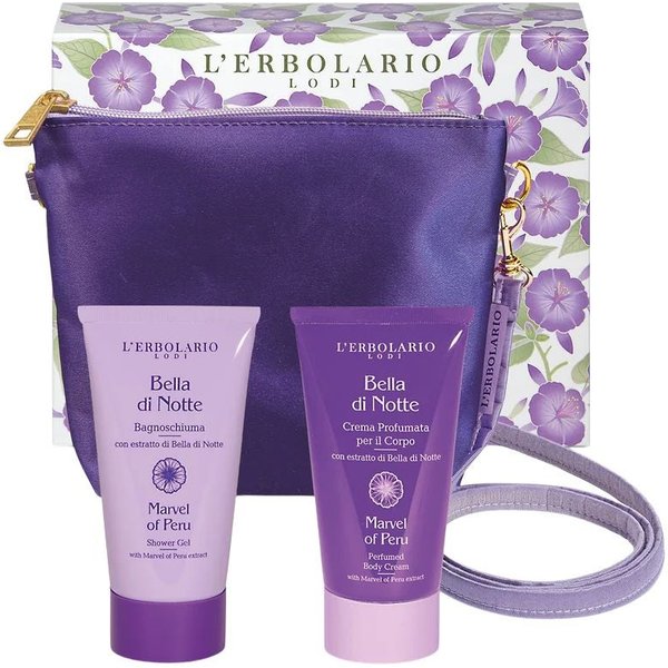 L'Erbolario Cofanetto Bella Di Notte Beauty Pochette Piccole Meraviglie Bagnoschiuma + Crema Profumata-image