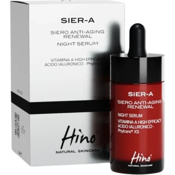 Hino Sier-A Anti-Aging Renewal Night Serum Siero Viso Anti Età Notte, 30Ml-image