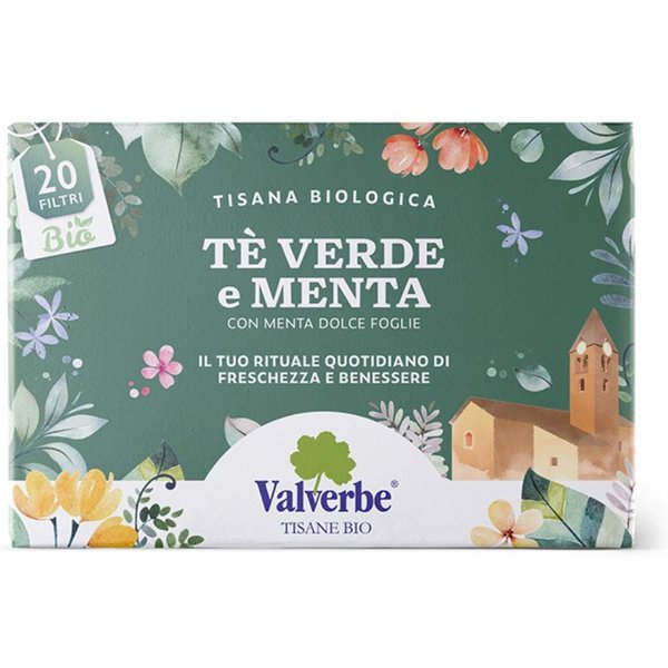 Valverbe Tisana Tè Verde E Menta, 20 Filtri-image